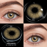 Natural Colored Contact Lenses For Eyes 1Pair Color Contact Lenses For Eyes Yearly Beautiful Makeup Contact Lense Eyes