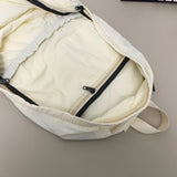 Large Capacity Waterproof Nylon Backpacks Solid Soft Light Leisure Or Travel Bags College style Cloth Packages Korea Casual Bag