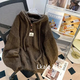 Women's Knitting Pullover Sweater Autumn/Winter Temperament Femme Bottoming Tops Fashion Thickening Loose Ladies Jumper