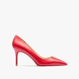 Women's Red Shiny Bottom High Heels Brand High Heels  12 cm Sexy Matte Party Pointed Wedding Shoes Shallow Mouth Single Shoes