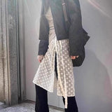 Boho Elegant Lace Skirt Women Tulle Vintage White Skirts Irregular Layered Street Summer Short Mid Skirt Korean Fashion