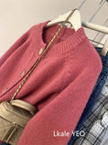 Spring Autumn 2025 Vintage Versatile Lazy Women Cardigan Sweater Coat  Loose Korean Version Female Knitted Sweater Jacket