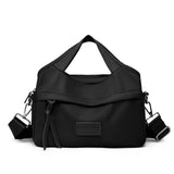 Pbong  Canvas Women Small Shoulder Bag Female Fashion Solid Crossbody Bags High Quality Zipper Teenage Youth Women's Bags Trend