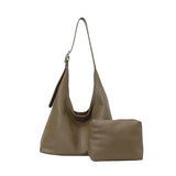 Korean Style Tote Bag Women's Underarm Large Capacity Single Shoulder Bag for Commuting And Class Street Trend PU Medium Size...