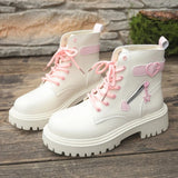 Women Boots Autumn Winter Fashion Casual New Comfortable Women Shoes Warm Round Toe Cute Leather Women Square Heel Ankle Boots
