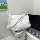 Japanese Simple Canvas Bags For Women Men Unisex Crossbody Bags Messenger Bag School Bags Shoulder Bag Couple Bags Bolso Mujer