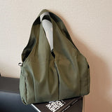 Pbong  Korean Canvas Women Shoulder Bag Big Female Student Tote Shopper Bag Large Fashion Cotton Cloth Girl Bookbag Woman Handbags