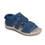 Pbong  Women's Sandals Summer New Round Head Breathable Casual Sandals Large Size Flat Beach Sandals Women