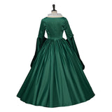 Pbong  Tudor-style green ball gown (Halloween)