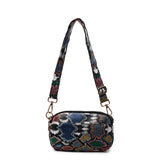 Pbong  Summer Urban Simple Leopard Print Wide Strap Zipper Crossbody Bag Women's Mobile Phone Bag Fashionable Tote Bag Casual Travel