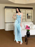 Hollow Out Vintage Bodycon Long Dress For Woman Summer 2025 Sleeveless Tunics Modest Evening Party Ladies Midi Dress