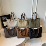 Pbong  Korean Canvas Shoulder Bags for Women New in High Quality Tote Bag Woman Fashion Totebag Female Handbags Ladies Hand Bag black bag tote bag