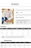 Elegant Pretty  Blouses Shirts Women Tops Floral Whole Piece Embroidery Long Sleeve O Neck Boho 100% Cotton Blouse Shirt Autumn
