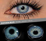 Colorcon 1 Pair Natural Contact Lenses Colored Contact Lenses with Degree Myopia Lenses Brown Eye Lenses Gray Lenses