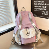 Women's Soft Big Cloth Backpacks New in Fashion Summer Backpack Girls School Book Bag Cute Travel Back Pack