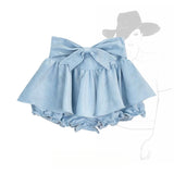Pbong  High End Subcultural Slim Fashion Plested Mini Skirts American Summer Vintage Bow Design A-line Jupe Y2k Aesthetic Punk Skirt