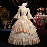 Victorian Marie Court Evening Dresses Baroque Historical Renaissance Theater Masquerade Party Gowns