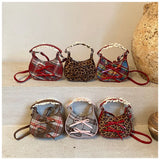 Pbong  Mini Fashion Shoulder Bag Urban Simple Style Faux Fur Underarm Butterfly Knot Handbag Stylish All-Match Small Dumpling Shape