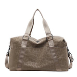 Leopard Print Duffle Bag Adjustable Strap Multi-Functional Large Capacity Casual Travel Daily Commute Fashion Handbag for Women
