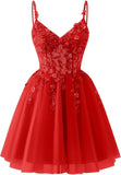 Pbong  Lace Applique Tulle Homecoming Dresses for Teens Sparkly 3D Flower Short Prom Dress Sequin Quinceanera DAMA Dress