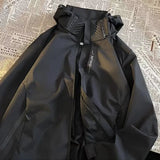 Pbong  Outdoor Thin Hooded Waterproof Jacket Men's Women's Windproof Mountain Climbing Suit Single Layer Rainproof Camping Hiking Down
