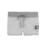 Pbong  Euramerican Casual Soft All Match Shorts Y2k Constrast Color Striped Summer Punk Hot Pant Harajuku High Street Lazy Punk Trouser