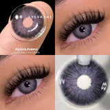 Natural Colored Contacts Lenses for Eyes 2pcs Brown Lenses Blue Eyes Lenses Yearly Beautiful Pupil Eyes Contact Lenses