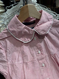 Red Striped Slim T-Shirt Blouse Woman Summer Lace Trim Peter pan Collar Single Breasted Short Sleeve Tee Sweet Cotton Shirt Y2k