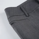 Y2K Vintage Slightly Flared Suit Pant Fashion Elegant Casual Low-rise Straight Skinny Solid Trousers Streetwear Clothes