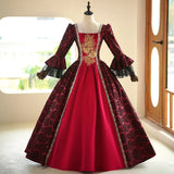 Victorian Marie Court Evening Dresses Baroque Historical Renaissance Theater Masquerade Party Gowns