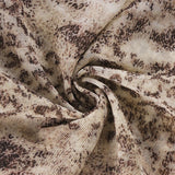 Pbong  Vintage Leopard Print Deep Halter V-Neck Camisole Sexy Backless Design Irregular Hem Chic Tops Women's Summer Soft Mesh Clothes