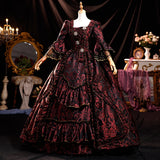 Rococo Baroque Historical Period Dress Pink Marie Antoinette Dresses 18th Century Ball Gown for Women