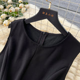 Women Chic Elegant patchwork mesh O-neck Ruched Long dress Sexy Evening Fashion  women clothing