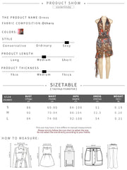 Leopard Print Sexy Mesh Bodycon Mini Dress Women Sleeveless Deep V Neck Bandage Halter Tassel Midnight Clubwear
