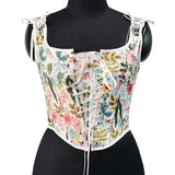 Lolita Shirt Women Sexy Corset Top Fashion Waist Trainer Bustiers Blusas Y2k Body Shaper Ladies Underbust Camis Woman Clothing