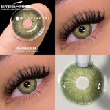 Natural Colored Contacts Lenses for Eyes 2pcs Brown Lenses Blue Eyes Lenses Yearly Beautiful Pupil Eyes Contact Lenses