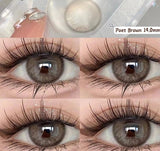Contact Lenses for Eyes with Degree 1 Pair Big Eye Lenses Brown Lenses Fog Pearl Lens Korean Lenses Natural Lenses