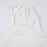 Elegant Backless Sleeveless Bandage Dress