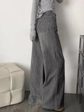 American Y2K Striped Jeans Women High Waist Vintage Harajuku Denim Pant Streetwear Vintage Loose Female Casual Trousers