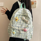 Pbong  Girl School Bag Backpack Back Pack For Teenager Women Children Female Pink Schoolbag Primary High Bagpack Class Teens Child Kids