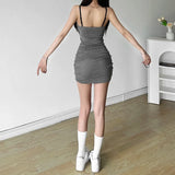 Pbong  Sexy Backless Lace Strapless Sling Dresses Summer Women's Dress New Skinny High Waist Solid Color Mini Bag Hip Dress for Women