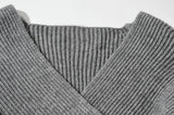 Pbong  New Autumn Winter Knitted Cropped Sweater Y2K Tops Women Long Sleeve Pullovers Sweater Legular Fashion Sweater Pull