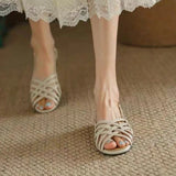 Pbong  Women's Sandals Flats Casual Fashion Shoes Designer Dress Slippers New Comfort Walking Beach Flip Flops Elegant Female Slides