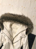 Jackets Women 2025 Autumn Winter Vintage Furry Patchwork Hooded Slim 2000s Fashion Coats Female Y2k Aesthetic Harajuku