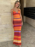 Print Sexy 2 Piece Sets Women Summer New V Neck Crop Tops And Maxi Skirt Female Elegant Club Party Slim Skirt Set