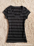 Women's Sweet Polka Dot Crop T Shirt Round Neck Short Sleeve Slim Fit Women Clothing Female T-shirts And Polos Woman Clothes