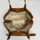 Pbong  New Luxury Designer Suede Leather Shoulder Bag Large Capacity Tote Bag Vintage Hobo Bucket Bag Retro Top-Handle Bags ﻿
