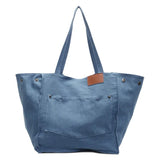Pbong  Large Canvas Shoulder Bag for Women Ladies Tote Shopper Bag Korean Fashion Luxury Designer Female Handbags Purses Travel  black bag tote bag