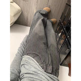 American Y2K Striped Jeans Women High Waist Vintage Harajuku Denim Pant Streetwear Vintage Loose Female Casual Trousers