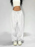Casual Gray Sweatpants Women Wide Leg Black Joggers Classic Baggy Streetwear Oversized Sports Female Trousers All-match